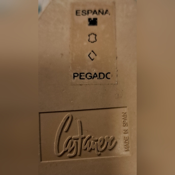 Castaner Metallic Gold Silk & Jute Wedge Boho Neutral Peep Toe Heel Shoe SZ 38 - Picture 7 of 9